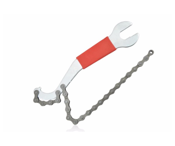 Bicycle Bike Multi Function Lock Ring Wrench + Chain Whip + Pedal Spanner Tool HHW20